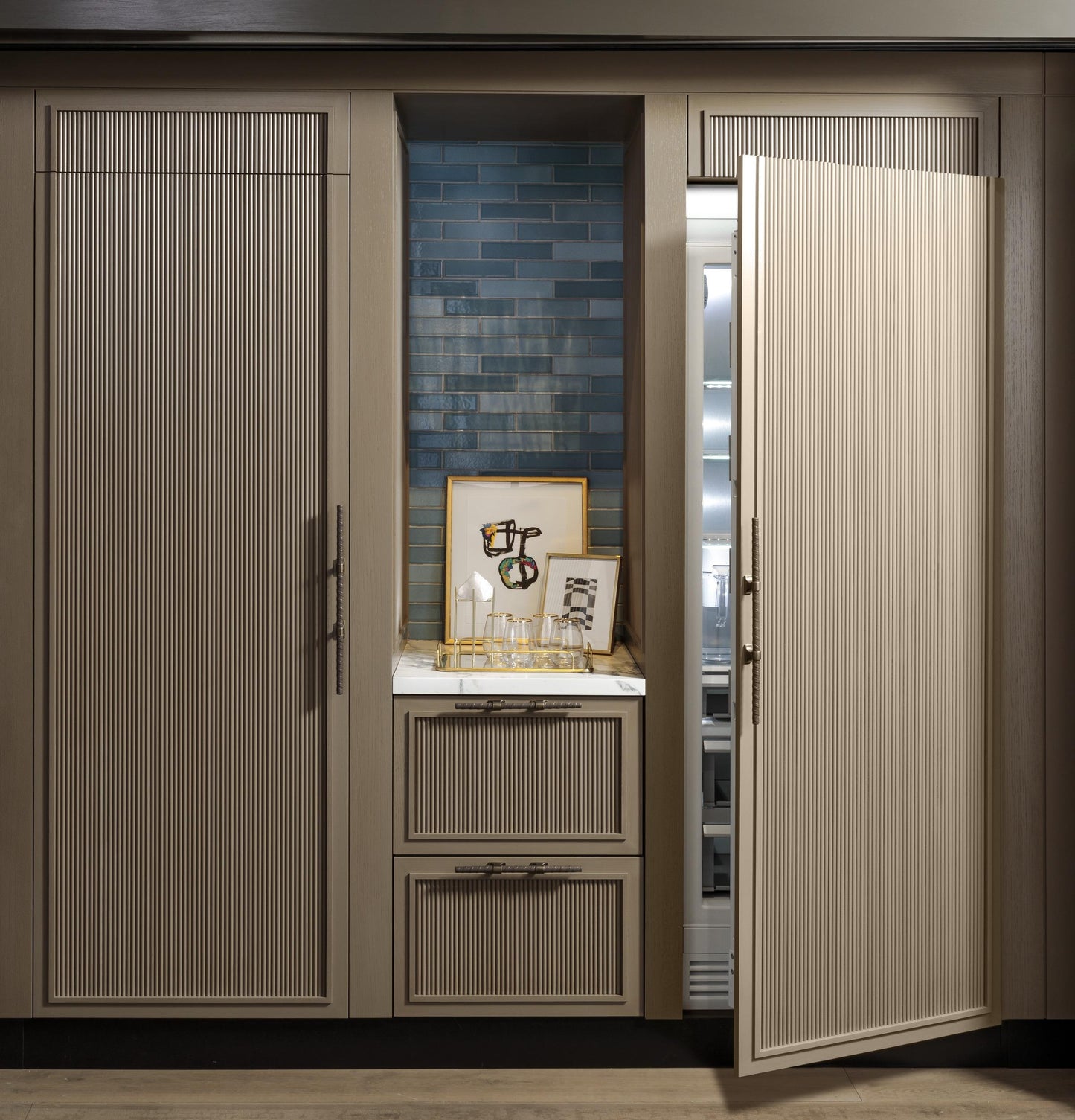 MONOGRAM Monogram 30" Panel-Ready Premium Integrated Column Refrigerator Custom Panel Ready - ZIR301NPNII