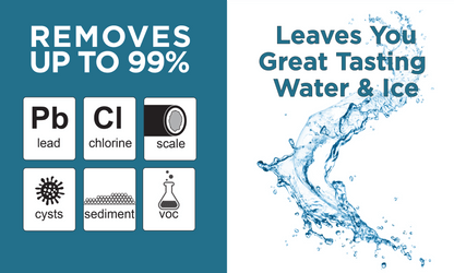 XO APPLIANCE XOWF2000SYS Dual Stage In-Line Drinking Water Filtration System - XOWF2000SYS