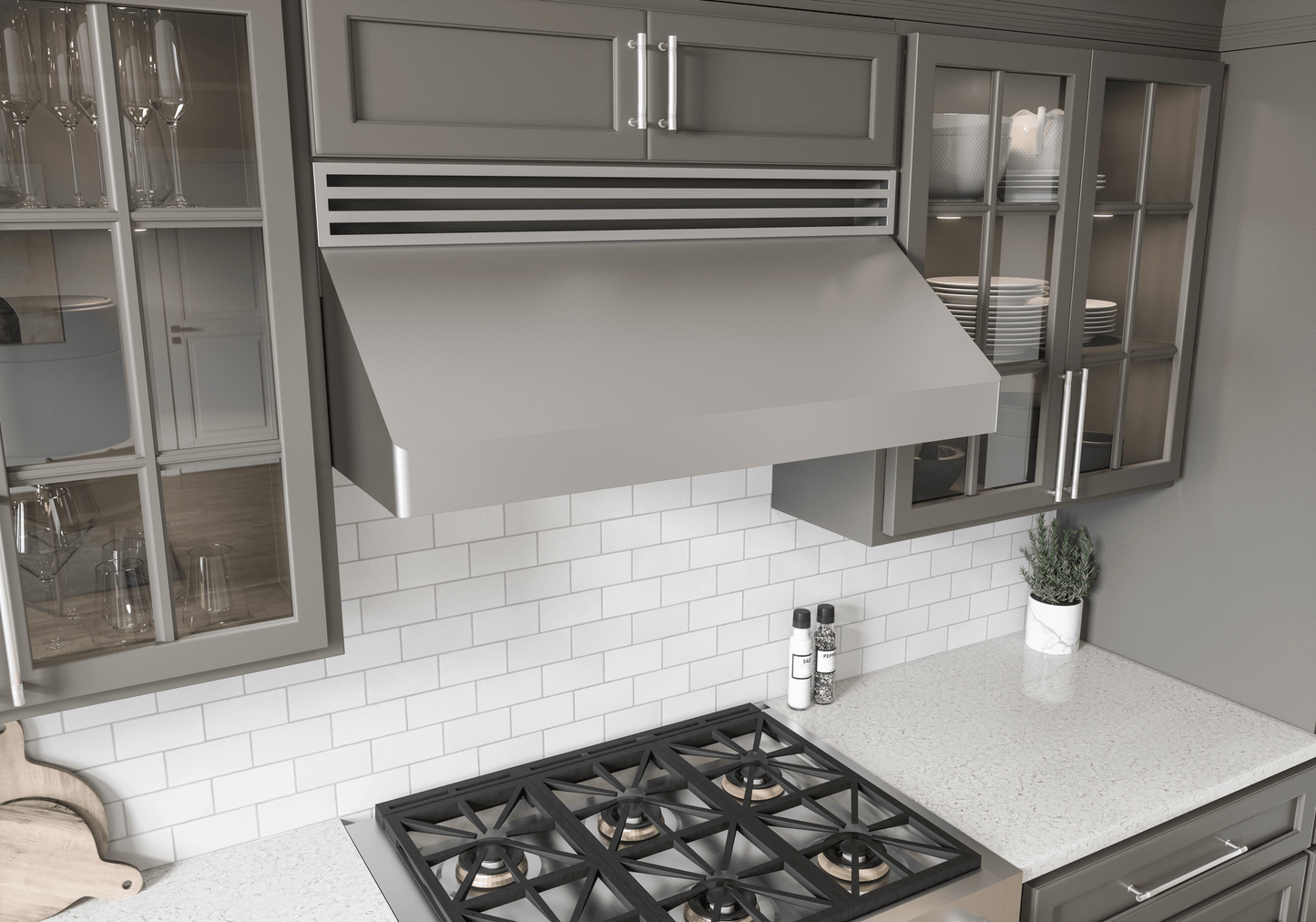 ZEPHYR Tempest I, 11in UC, 36in, SS, LED, ACT in Stainless Steel - AK7036CS