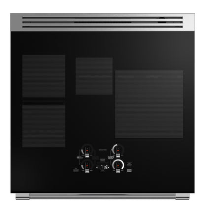 MONOGRAM Monogram 30" Induction Professional Range with 4 elements in Stainless Steel - ZHP304ETVSS