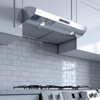 XO APPLIANCE XOE30W 30" 350 CFM Under Cabinet Range Hood White - XOE30W