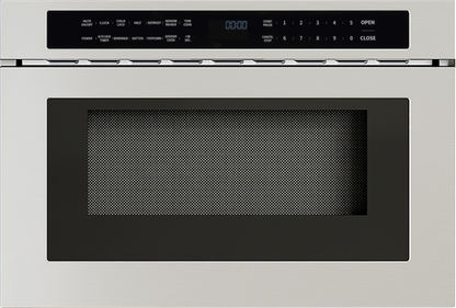 ZEPHYR Microwave Drawer, 24in, Built-In, SS, 1.2 cu. ft. in Stainless Steel - MWD2401AS