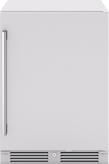 ZEPHYR Presrv Bev Outdoor Cooler, 24in UC, SS, Lock, 1Z in Stainless Steel - PRB24C01ASOD