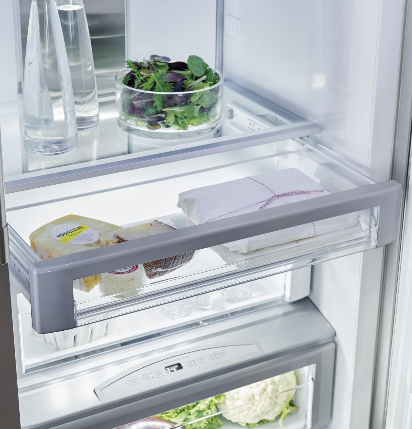 MONOGRAM Monogram 36" Built-In Side-by-Side Refrigerator with Dispenser in Stainless Steel - ZISS360DNSS