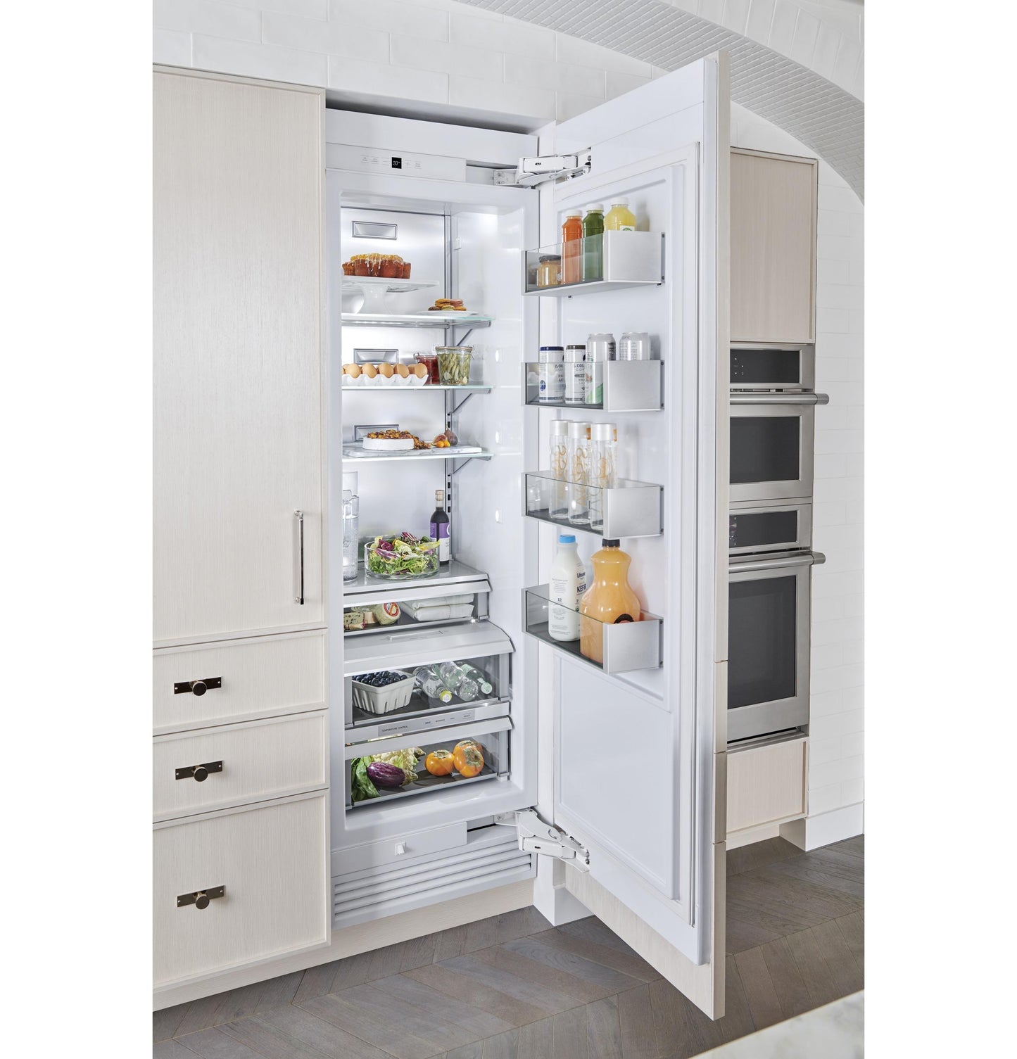 MONOGRAM Monogram 24" Panel-Ready Premium Integrated Column Refrigerator Custom Panel Ready - ZIR241NPNII