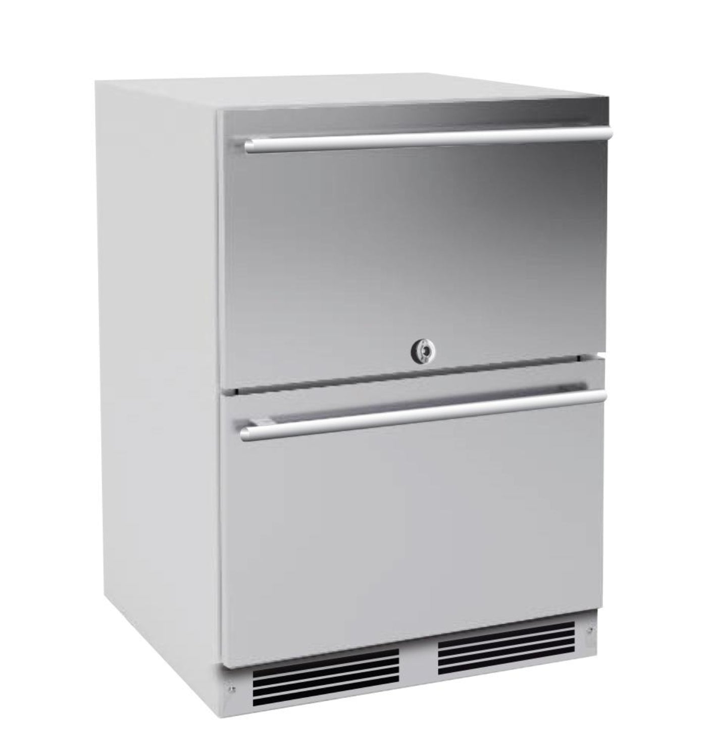 XO APPLIANCE XOU24ORDS 24" Outdoor Refrigerated Drawers Solid in Stainless Steel - XOU24ORDS