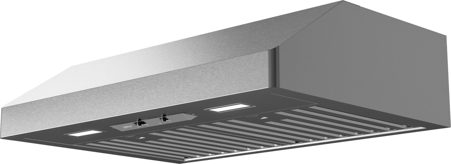 ZEPHYR Gust, UC, 36in, SS, Baffles, LED in Stainless Steel - AK7136BSBF