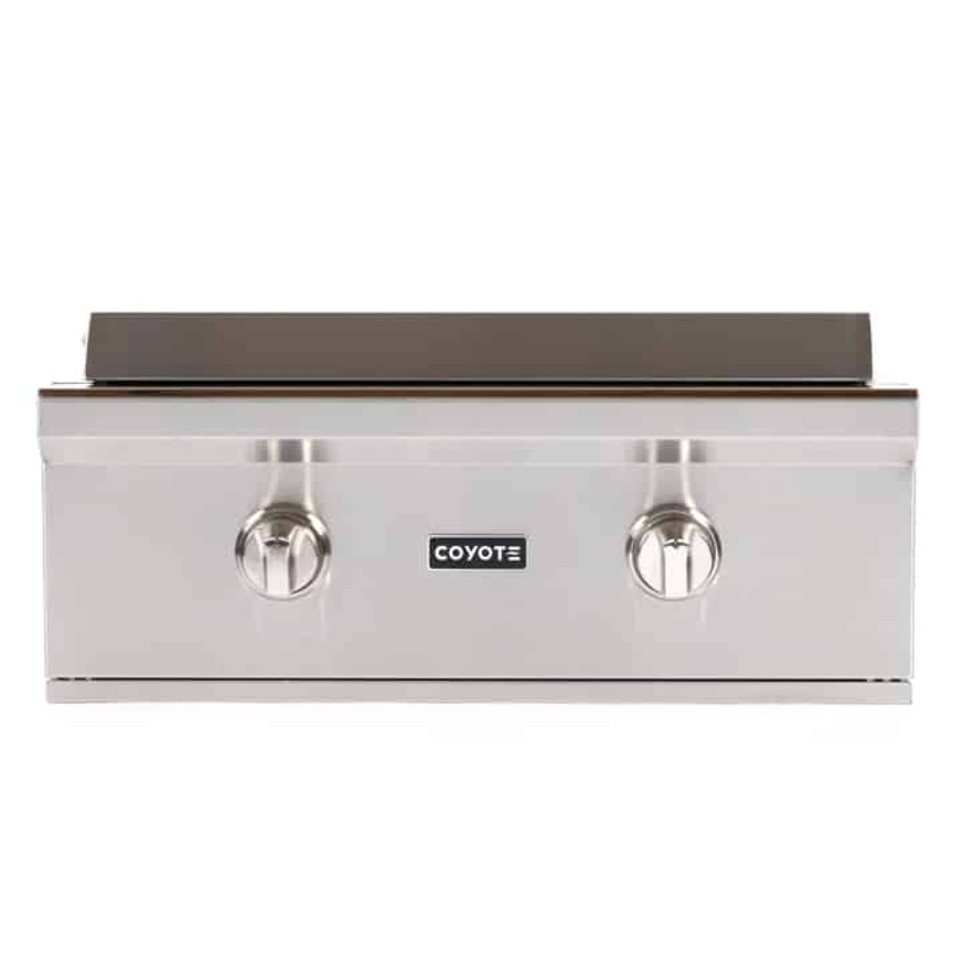 Haven 72" Coyote Outdoor Kitchen Island w/ 24" Refrigerator  - HCOY72REF-2