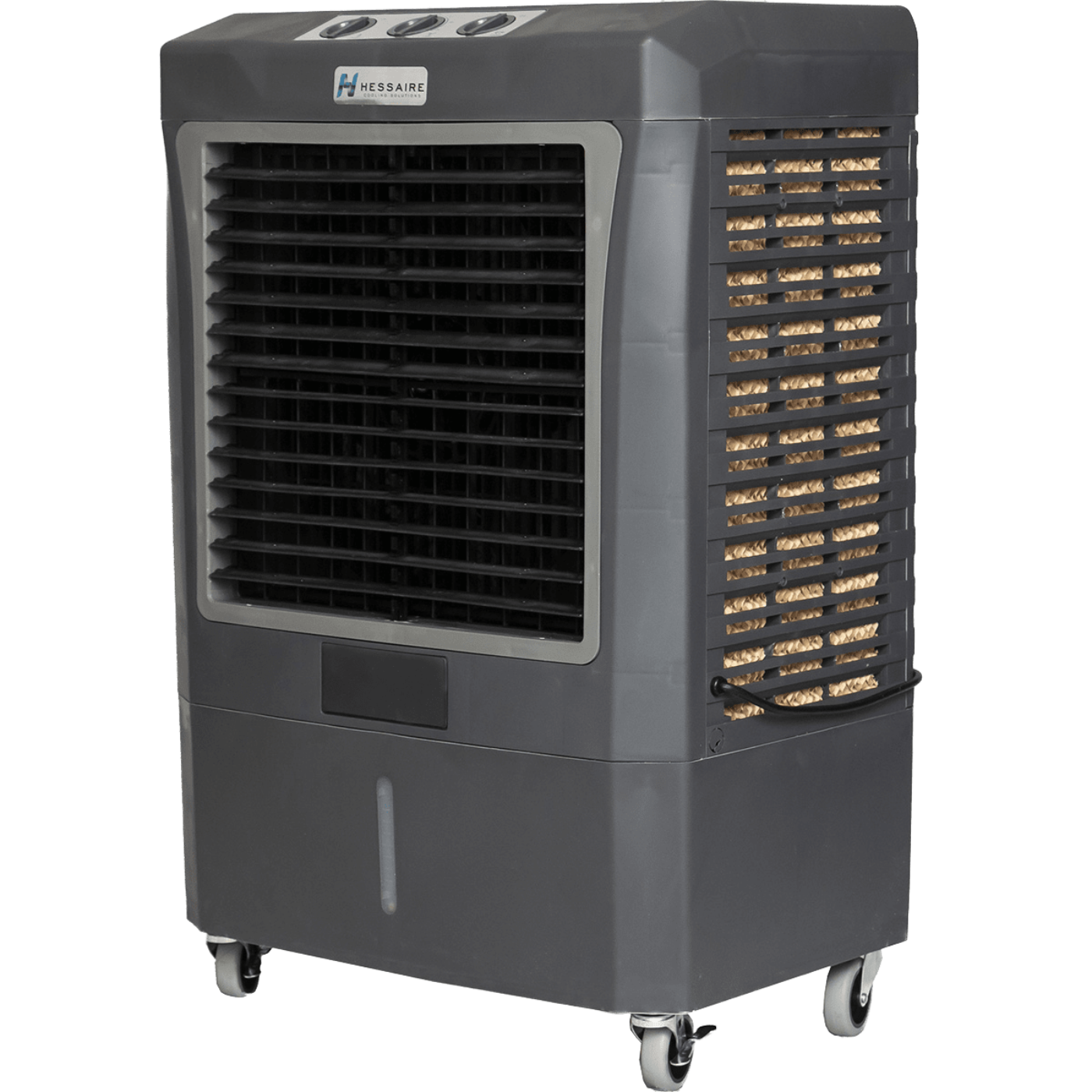 Hessaire Refurbished MC37V-R 3,100 CFM Portable Evaporative Cooler - Dark Gray - he16794