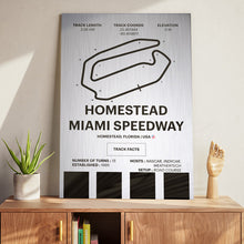 Load image into Gallery viewer, Homestead Miami Speedway - Corsa Series - Raw Metal
