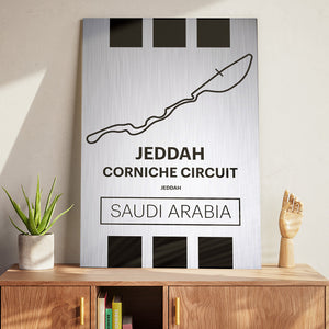 Jeddah Corniche Circuit - Pista Series - Raw Metal