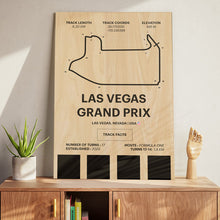 Load image into Gallery viewer, Las Vegas Grand Prix - Corsa Series - Wood
