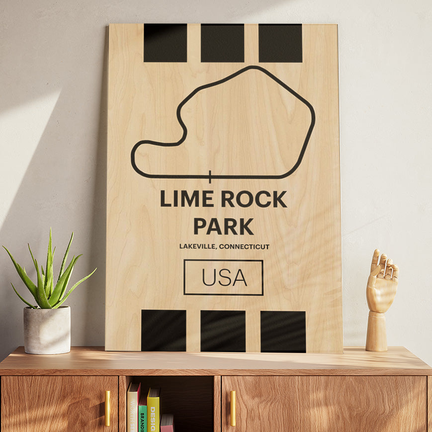 Lime Rock Park - Pista Series - Wood