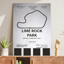 Load image into Gallery viewer, Lime Rock Park - Corsa Series - Raw Metal
