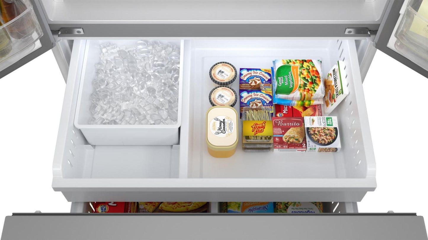 SHARP Sharp French 3-Door Refrigerator with Water Dispenser - SJF2955KS