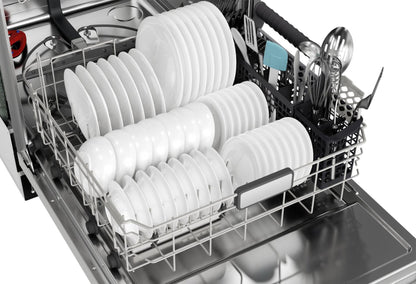 Asko SHARP 24 in. Slide-In Smart 45 dB Dishwasher - SDW6767HS