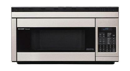 SHARP 1.1 cu. ft. 850W Sharp in Stainless Steel Over-the-Range Convection Microwave Oven - R1874TY