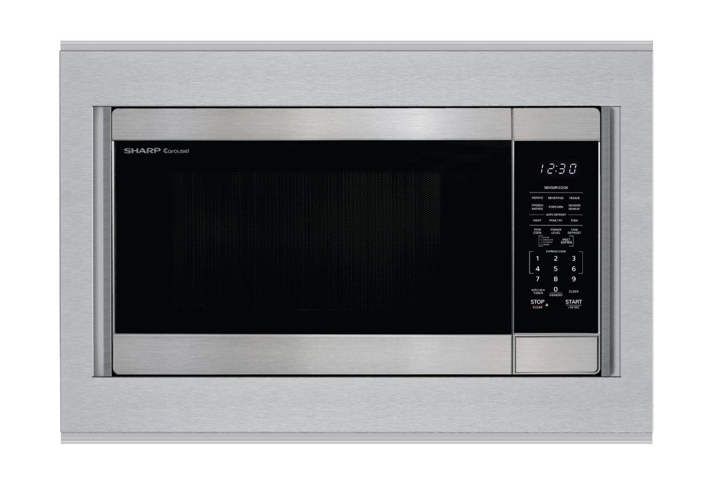 SHARP Sharp 27 in. Built-In Microwave Trim Kit - SKM427F9HS