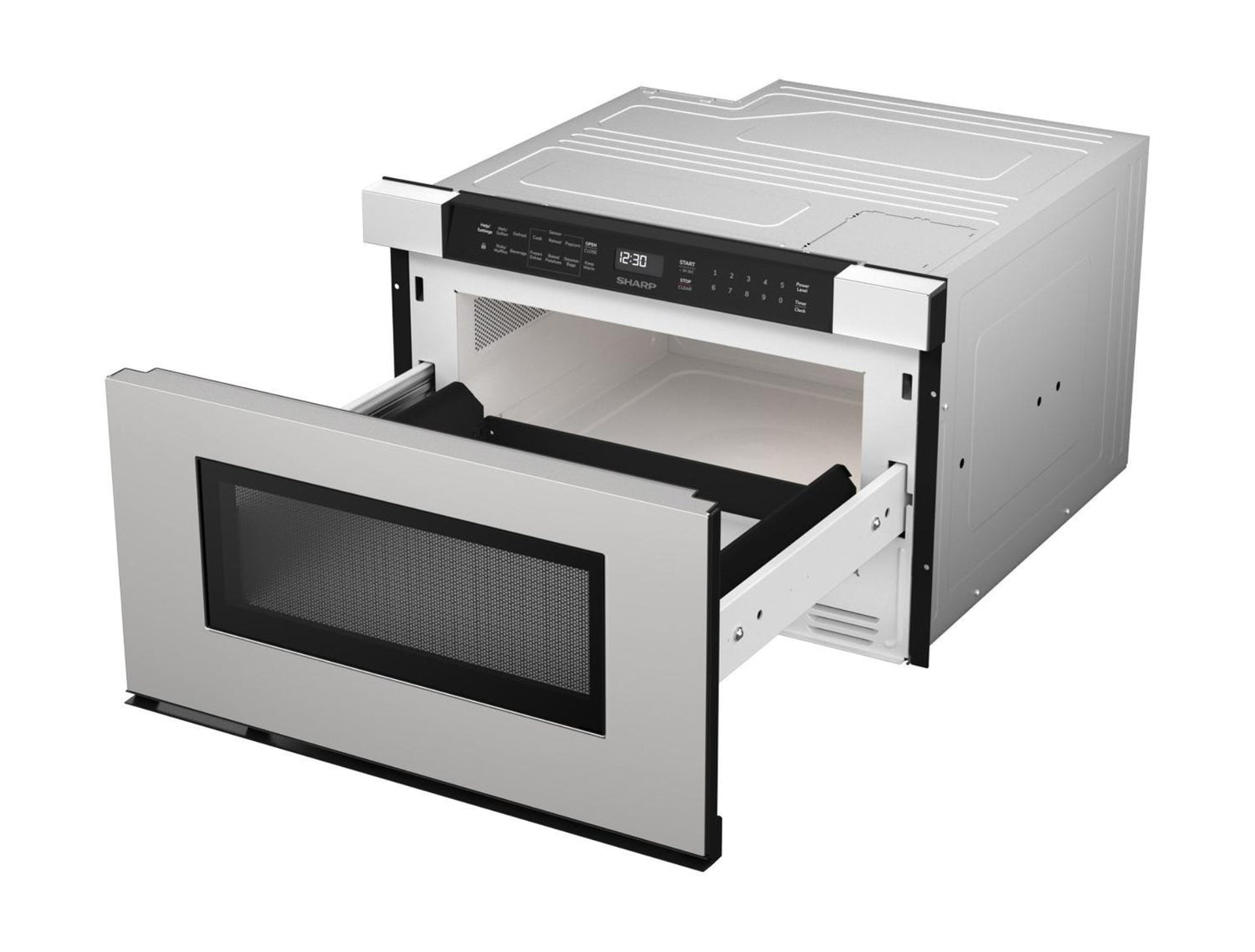 Asko SHARP 24 in. 1.2 cu. ft. Built-In in Stainless Steel Microwave Drawer Oven - SMD2440JS