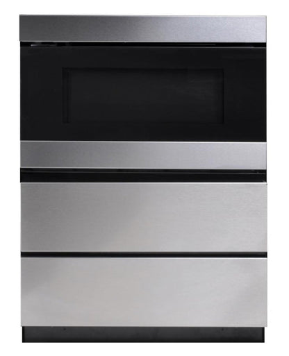 SHARP 24 in. Under the Counter Microwave Drawer Oven Pedestal - SKMD24U0ES