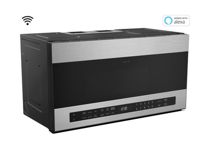 SHARP 1.7 cu. ft. Smart Over-the-Range Microwave Oven - SMO1759JS