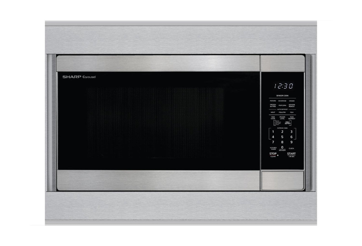 SHARP Sharp 30 in. Built-In Microwave Trim Kit - SKM430F9HS