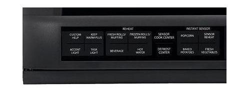 SHARP 1.5 cu. ft. 1100W Black Sharp Over-the-Counter Carousel Microwave Oven - R1210TY