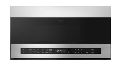 SHARP 1.7 cu. ft. Smart Over-the-Range Microwave Oven - SMO1759JS