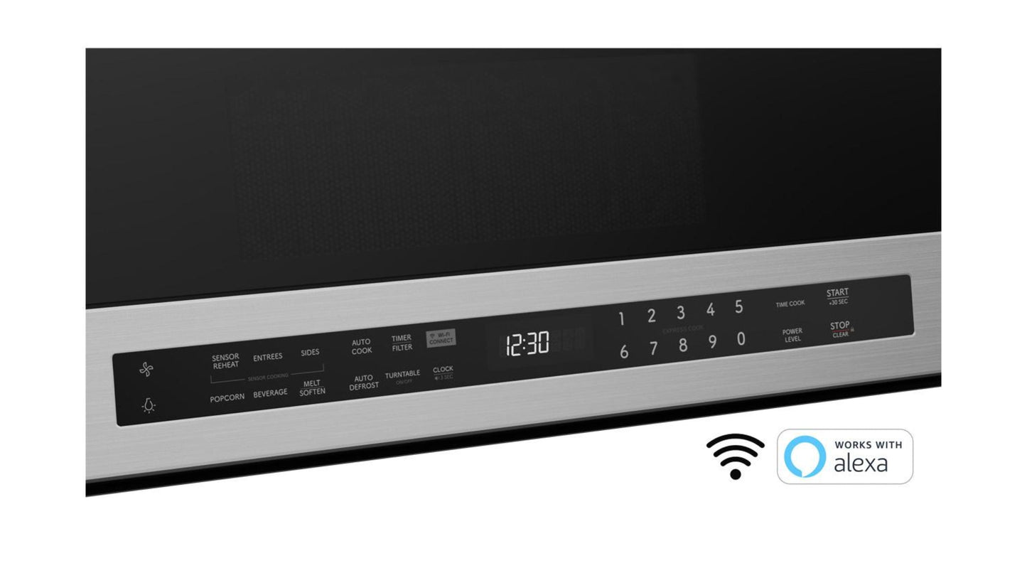 SHARP 1.7 cu. ft. Smart Over-the-Range Microwave Oven - SMO1759JS