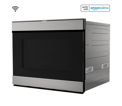 SHARP 24 in. Built-In Smart Convection Microwave Drawer Oven - SMD2499FS