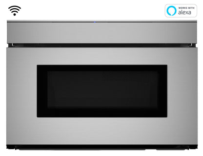 Asko 24 in. 1.2 cu. ft. 950W Sharp in Stainless Steel Smart Easy Wave Open Microwave Drawer Oven - SMD2479JS
