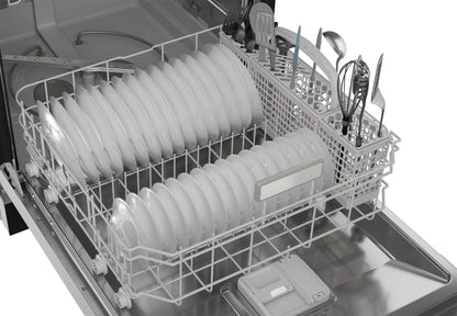 SHARP Sharp 24 in. in Stainless Steel Hybrid 52dB Dishwasher - SDW6504MS