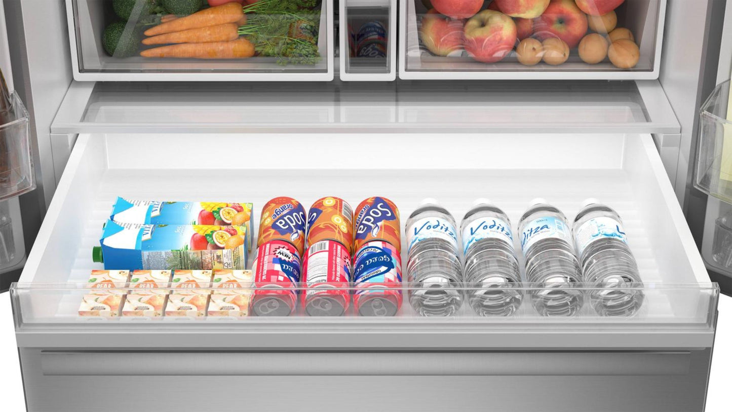 SHARP Sharp French 3-Door Refrigerator with Water Dispenser - SJF2955KS