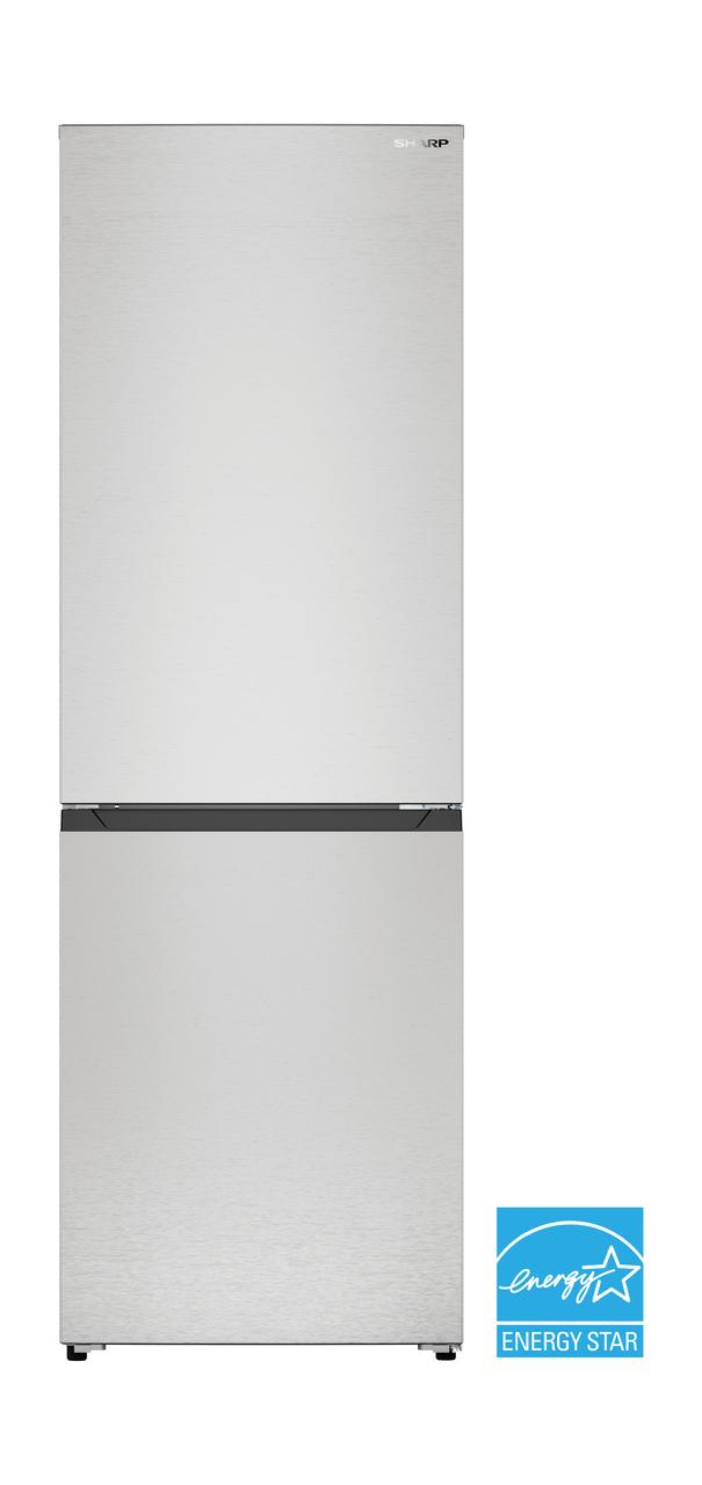 SHARP Sharp 24 in. Bottom-Freezer Counter-Depth Refrigerator - SJB1255GS