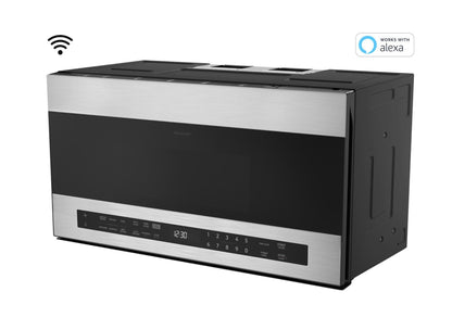 SHARP 1.7 cu. ft. Smart Over-the-Range Microwave Oven - SMO1759JS