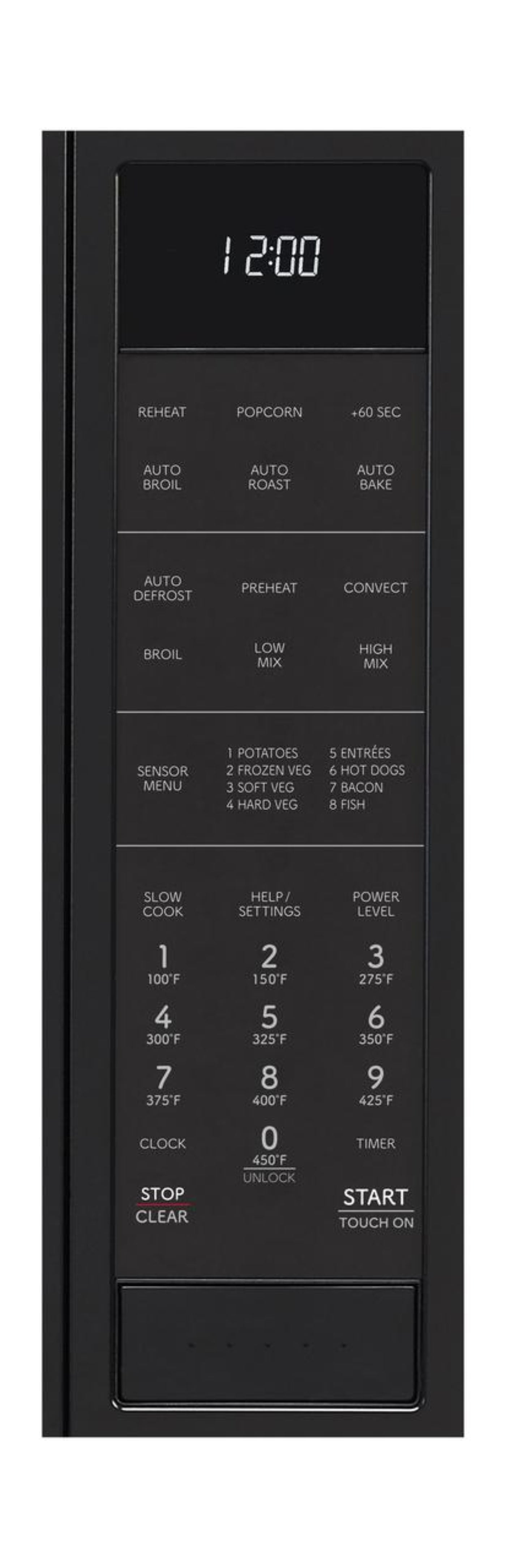 SHARP Sharp 1.5 cu. ft. 900W Black Convection Countertop Microwave Oven - SMC1585KB