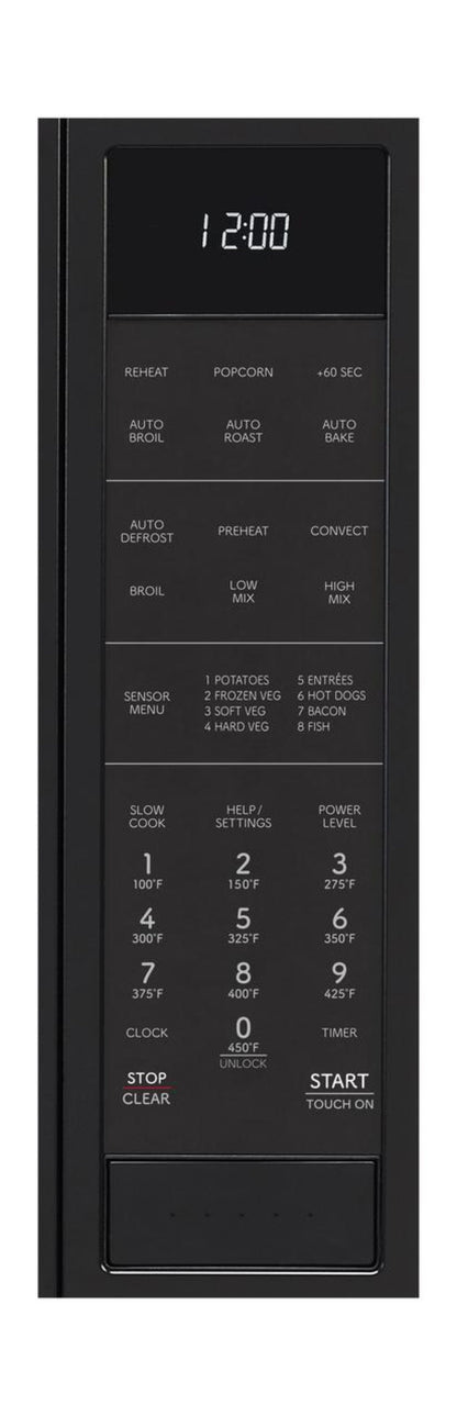 SHARP Sharp 1.5 cu. ft. 900W Black Convection Countertop Microwave Oven - SMC1585KB