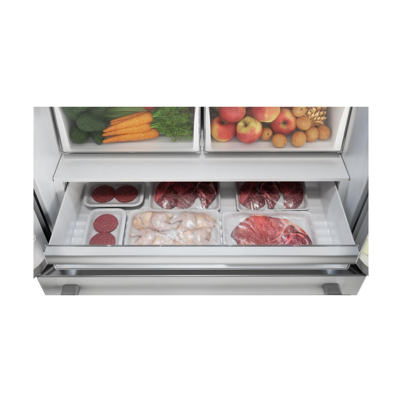 SHARP Sharp French 4-Door Counter-Depth Refrigerator - SJG2351FS