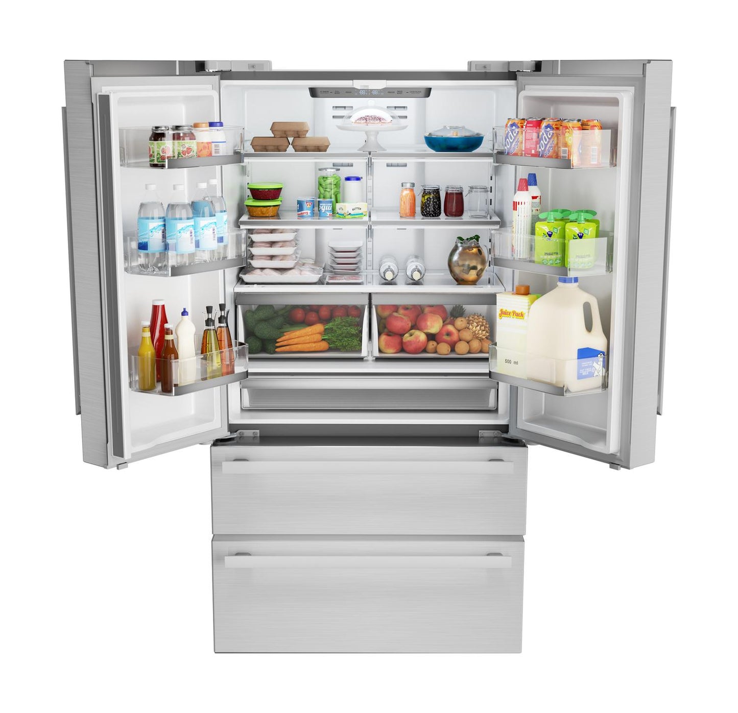 SHARP Sharp French 4-Door Counter-Depth Refrigerator - SJG2351FS