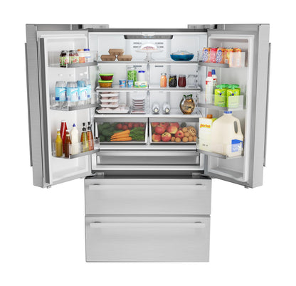 SHARP Sharp French 4-Door Counter-Depth Refrigerator - SJG2351FS