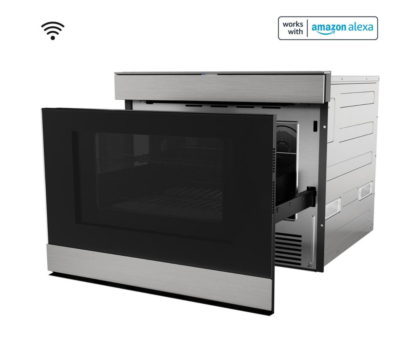 SHARP 24 in. Built-In Smart Convection Microwave Drawer Oven - SMD2499FS