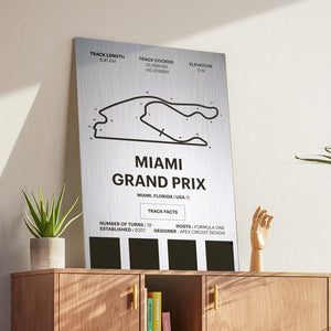 Miami Grand Prix - Corsa Series - Raw Metal