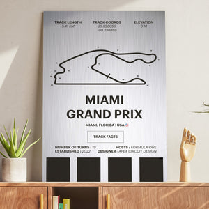 Miami Grand Prix - Corsa Series - Raw Metal