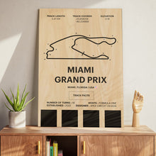 Load image into Gallery viewer, Miami Grand Prix - Corsa Series - Wood
