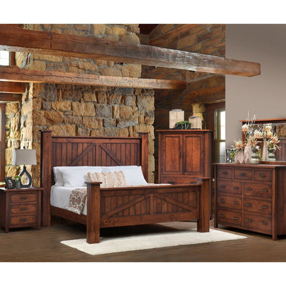 Millcraft Mountain Lodge 3 Drawer Nightstand - MDM29NS