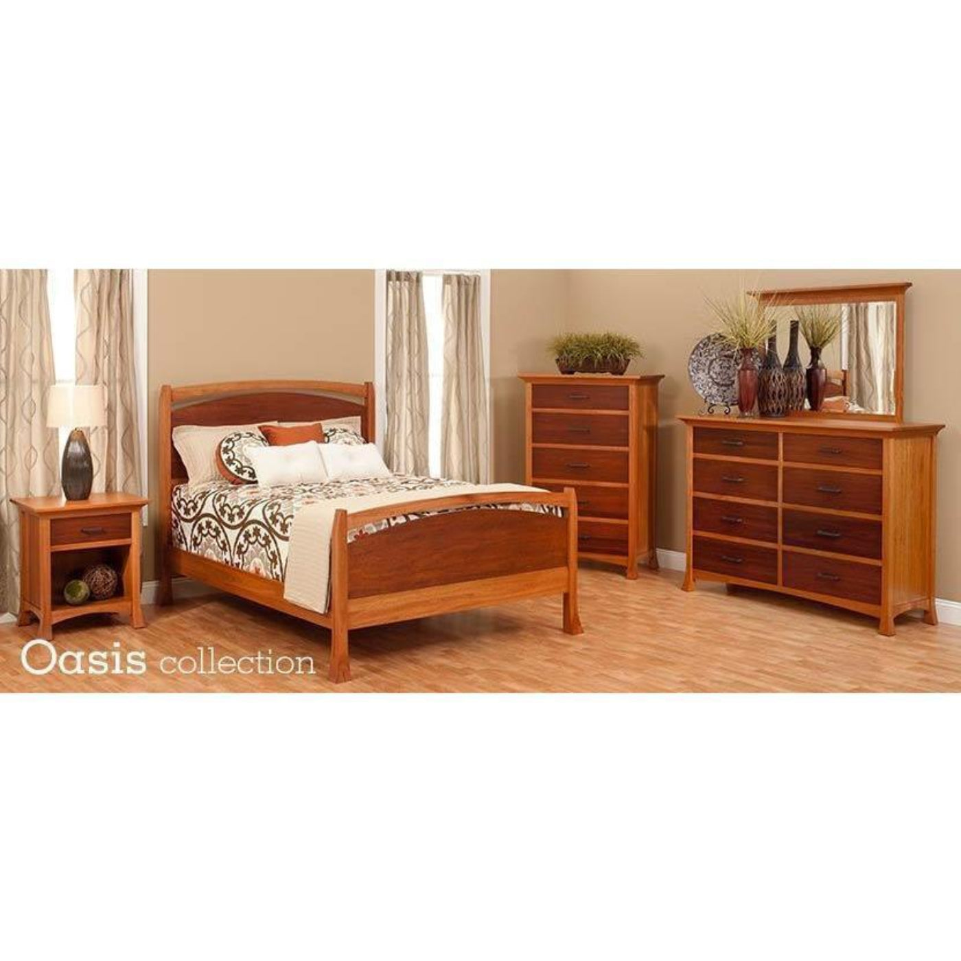 QW Amish Millcraft Oasis High Dresser w/ Optional Mirror - MCP66DR