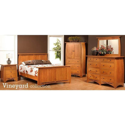 QW Amish Millcraft Vineyard Panel Bed - MDT56QN
