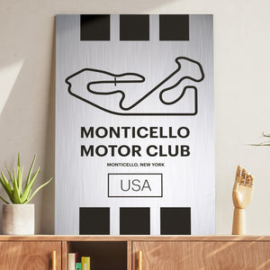 Monticello Motor Club - Pista Series - Raw Metal