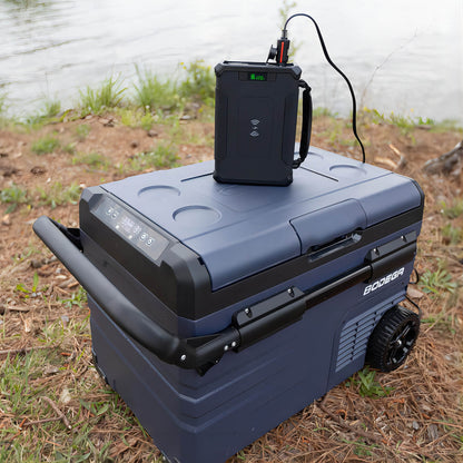 BODEGAcooler Portable Refrigerator 37qt/35L Dual Zone on Wheels  - TWW35