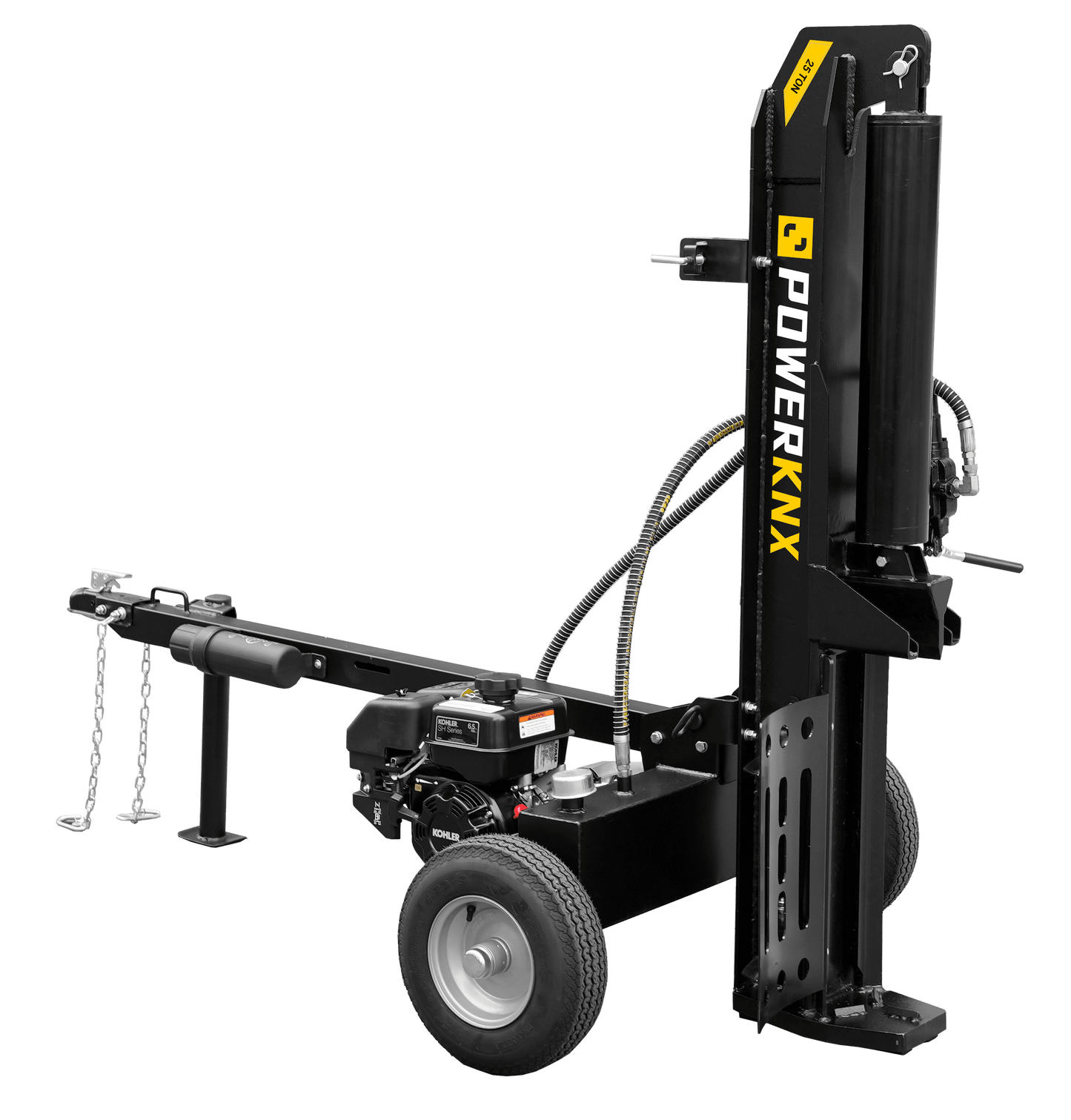 POWERKNX 25-Ton Vertical/Horizontal Gas Log Splitter  - 31-403